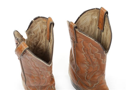 The Tubes 1990s-2000s Fee Waybill Owned & Worn Brown Cowboy Boots