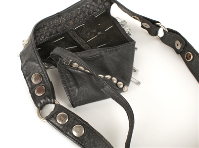 The Tubes 1980s-1990s Fee Waybill Owned & Worn Leather Thong w/ Safety Pins