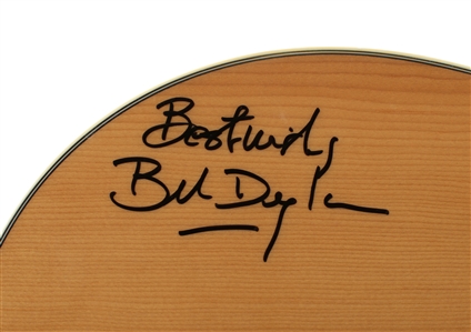 Bob Dylan Signed Acoustic Guitar w COA