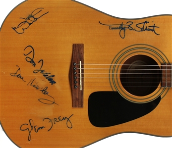 The Eagles Signed Acoustic Guitar w COA