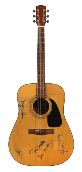 The Eagles Signed Acoustic Guitar w COA