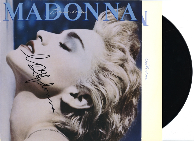 Madonna Signed “True Blue” Album w COA