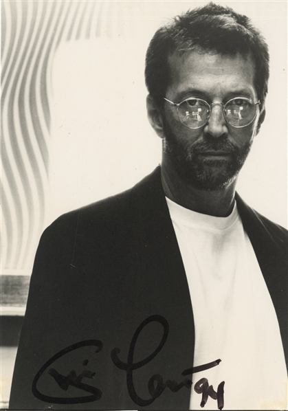 Eric Clapton Signed Photograph w COA