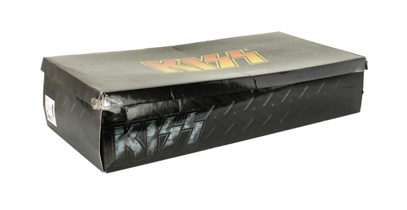 KISS Original Starchild Boots Signed by Gene Simmons, Paul Stanley, Eric Singer & Tommy Thayer w COA