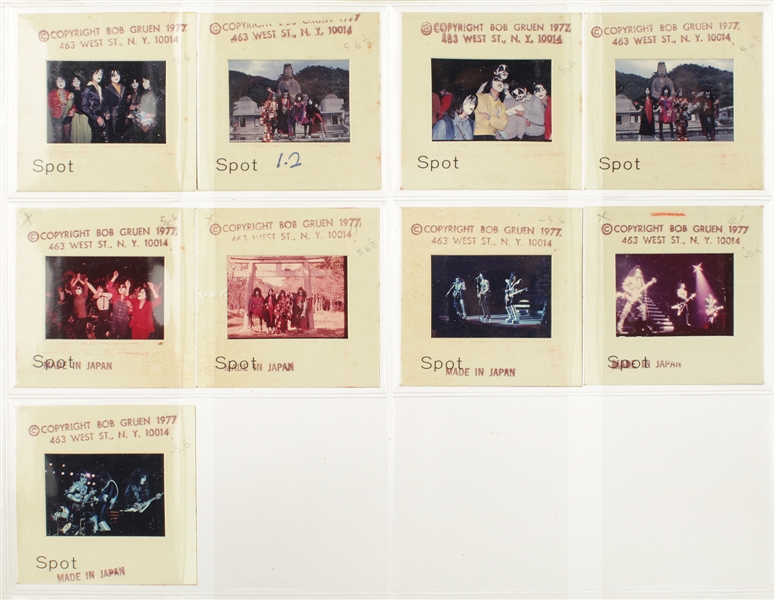 KISS 1977 Amazing Bob Gruen Negatives While In Japan - On Stage & Photoshoots