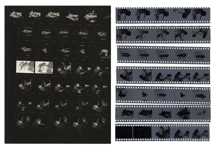 Elton John Incredible Unpublished 1974 Negatives & Contact Sheet w Copyright