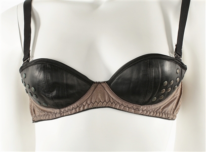 Lady Gaga Born This Way Era-Worn Leather and Silk Lingerie Outfit
