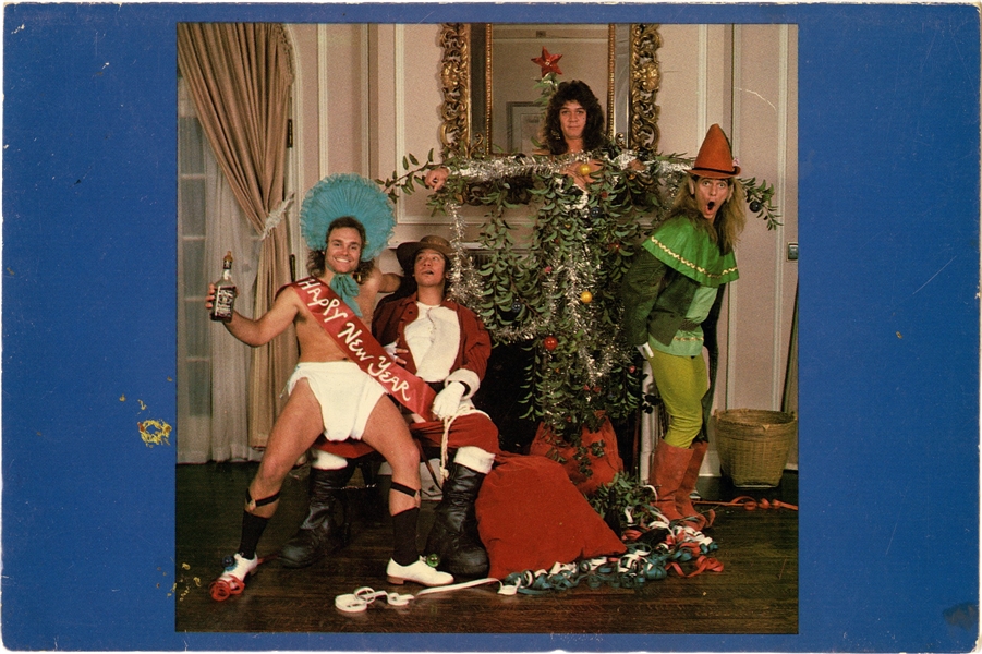 Eddie Van Halen Owned 1979 Season’s Greetings Card