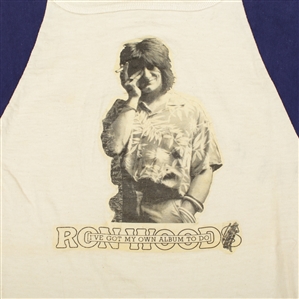 Ian McLagan 1974 Vintage Ron Wood Customized Raglan Jersey