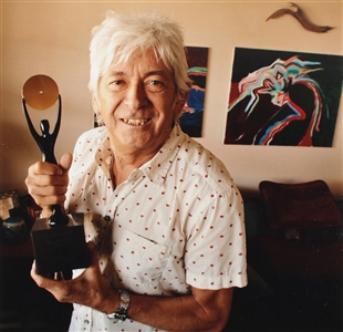 Ian McLagan 2012 Rock and Roll Hall of Fame Award for Small Faces/Faces