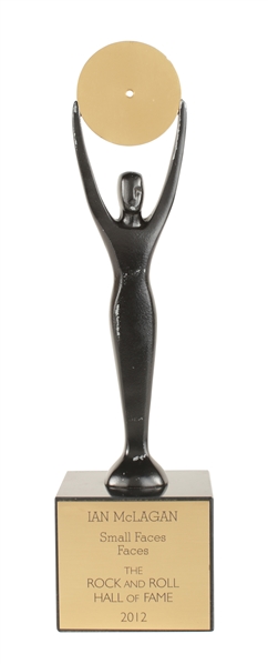 Ian McLagan 2012 Rock and Roll Hall of Fame Award for Small Faces/Faces