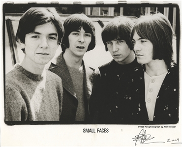 Small Faces 1968 - 2009 Alan Messer Signed 1968 Photograph Printed In 2009