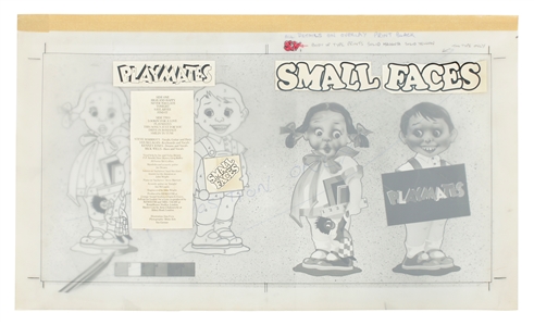 Small Faces 1977 Playmates Original Artwork & Seperations