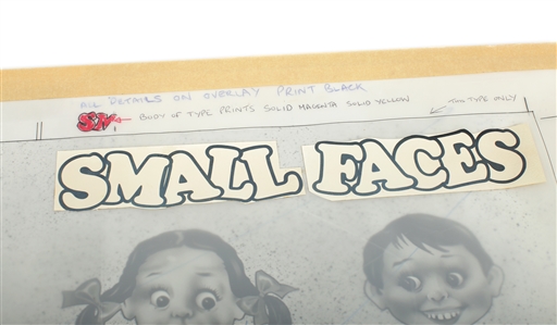 Small Faces 1977 Playmates Original Artwork & Seperations