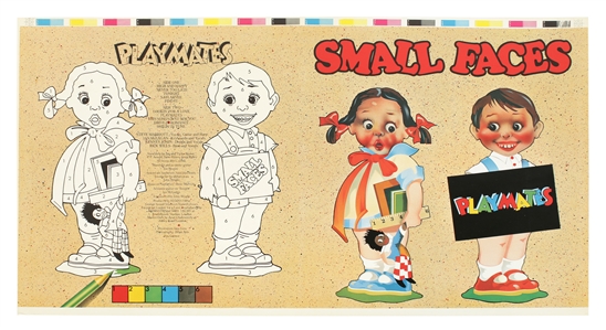 Small Faces 1977 Playmates Original Artwork & Seperations