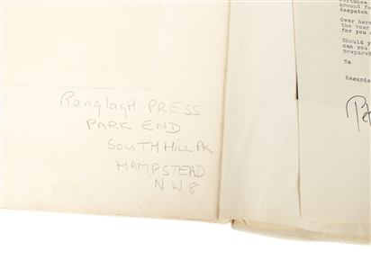 Faces 1975 Handmade Ooh La La Tour Band Exclusive Scrapbook 
