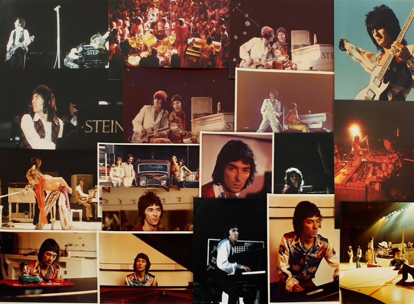 Faces Ian McLagan 1969 - 1980s Large Lot of 54 Color Photos