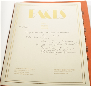 Faces 2011 Faces, 1969-75 Genesis Publications Ian McLagan Personal Galley Copy