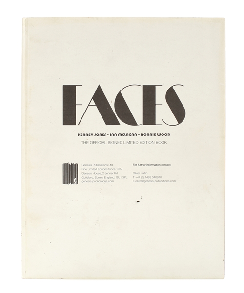 Faces 2011 Faces, 1969-75 Genesis Publications Ian McLagan Personal Galley Copy