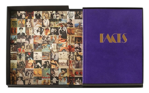 Faces 2011 Faces, 1969-75 Genesis Publications Signed Collector Edition 972/1975 Purple Leather Cover