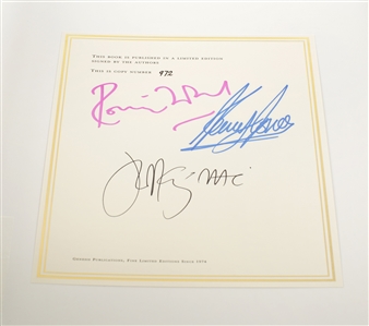 Faces 2011 Faces, 1969-75 Genesis Publications Signed Collector Edition 972/1975 Purple Leather Cover