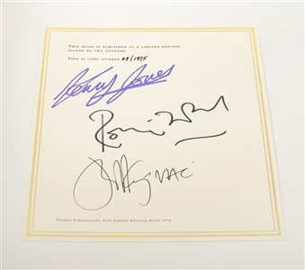 Faces 2011 Faces, 1969-75 Genesis Publications Signed Deluxe Edition 69/1975 with Signed Ron Wood Print