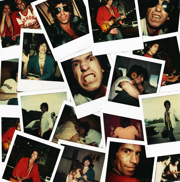 Keith Richards 1970s - 1980s Lot of 19 Polaroids