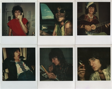 Ronnie Wood 1970s Lot of 32 Polaroids