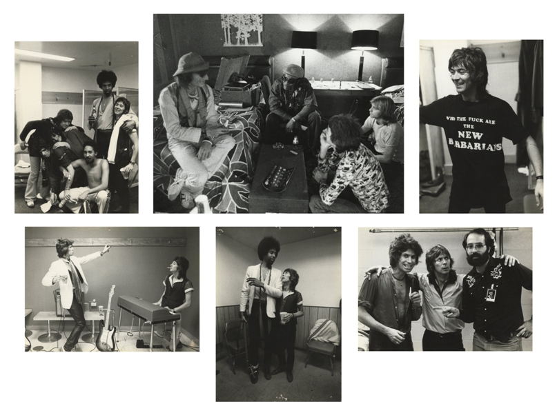 The New Barbarians 1979 Lot of 6 Black and White Photos