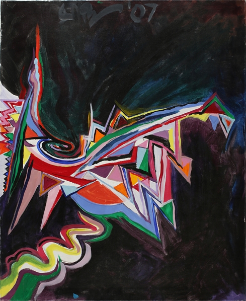 Ian McLagan 2007 Woodpecker Painting