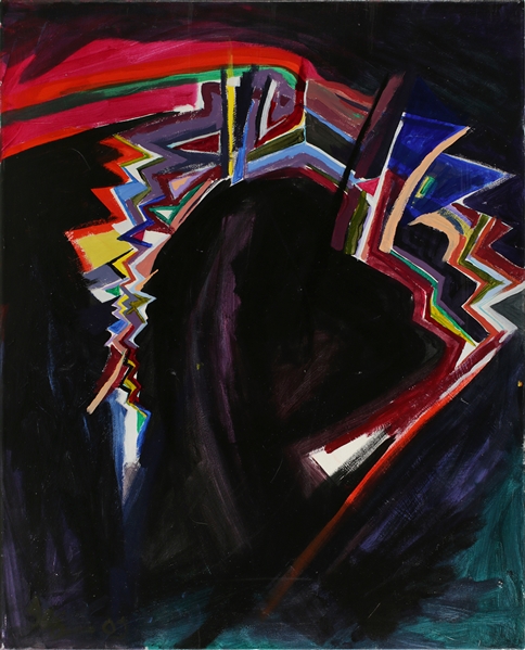 Ian McLagan 2009 Brainblast Painting