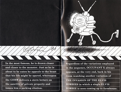 Gary Panter 1980 Okupant X Zine Autographed by Gary Panter