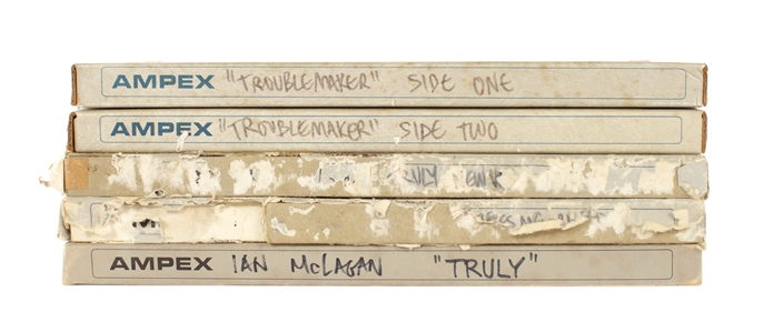 Ian McLagan 1979 Troublemaker Lot of 5 Master & Rough Mix Reels