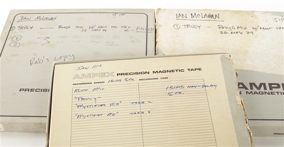 Ian McLagan 1979 Troublemaker Lot of 5 Master & Rough Mix Reels