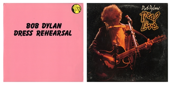Bob Dylan 1984-1988 Lot of 2 Live LPs Featuring Ian McLagan