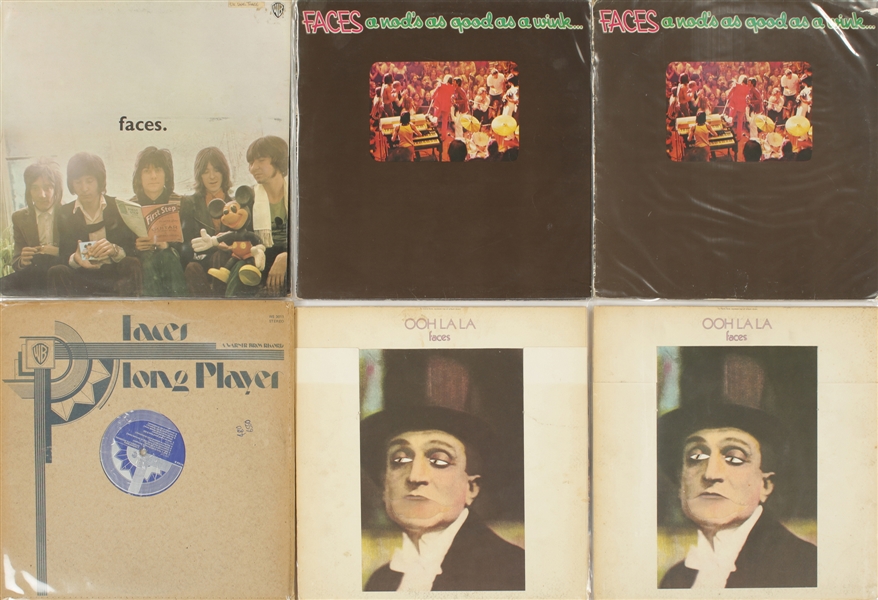 Faces 1970-1995 Lot of 12 U.K./Europe/World LPs