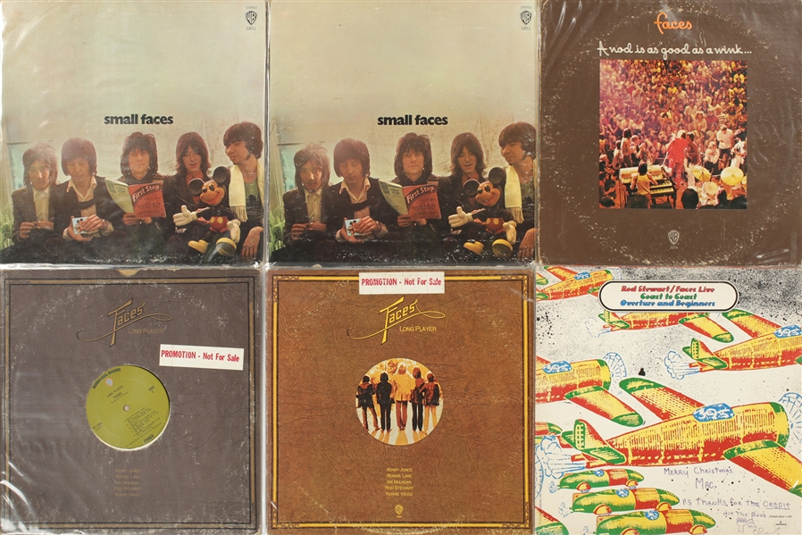 Faces 1970-1995 Lot of 8 U.S. Pressing LPs