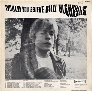 Billy Nicholls 1968 Would You Believe LP
