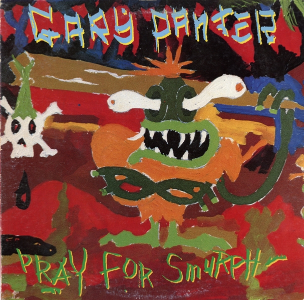 Gary Panter 1983 Pray For Smurph Japanese Press LP with Dedication to Mac from Gary