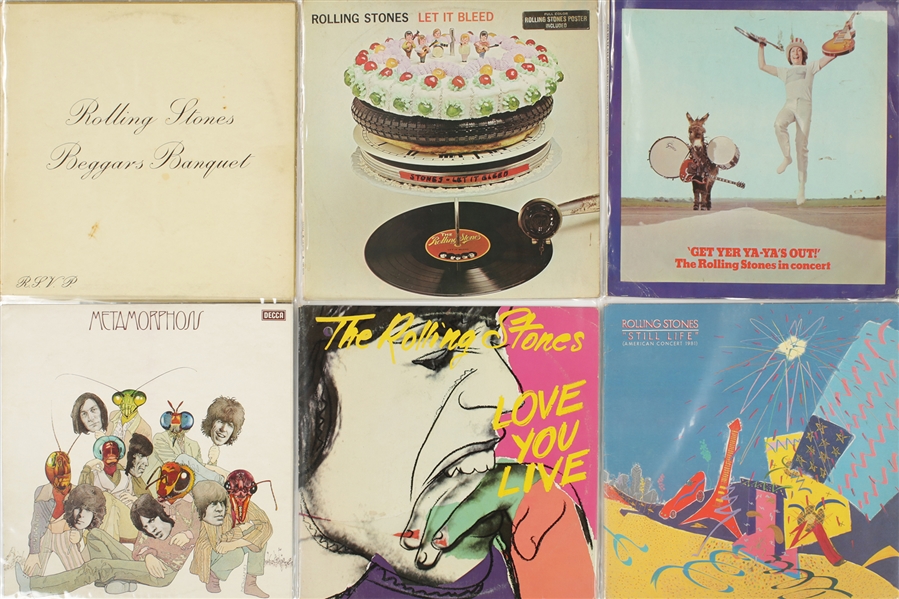 The Rolling Stones 1968-1983 Lot of 8 LPs