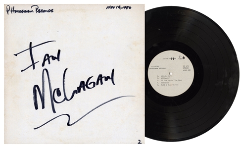 Ian McLagan 1980 Bump in the Night LP 11/14/1980 Acetate