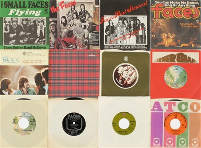 Faces 1970 - 1974 Lot of 13 Assorted U.S. & European 7"s