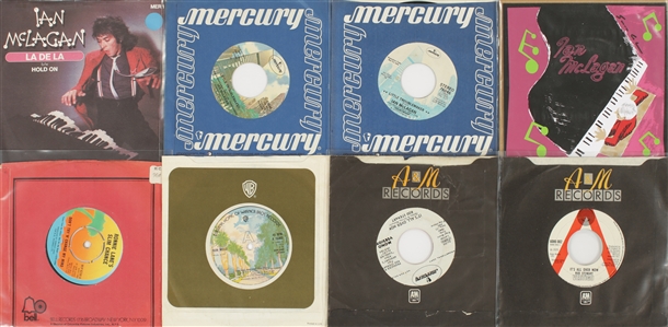 Faces 1970 - 2010 Lot of 10 Assorted U.S. & U.K. Solo 7"s