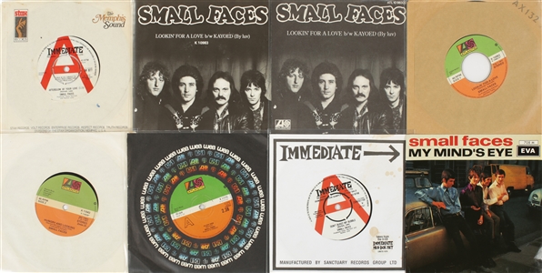 Small Faces 1966 - 2013 Lot of 16 Assorted U.S. & European 7s