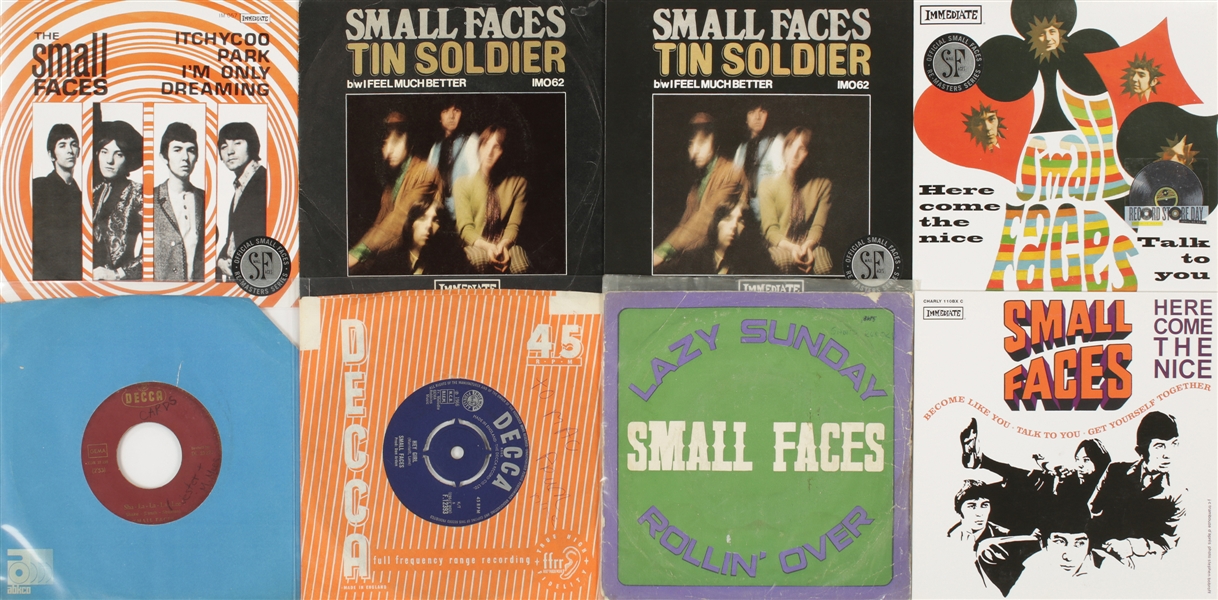 Small Faces 1966 - 2013 Lot of 16 Assorted U.S. & European 7"s