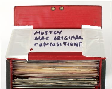 Ian McLagan 1957 - 2013 Lot of 30 Assorted McLagan Composition & Personal 7s with Vintage Record Case