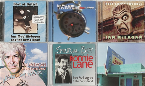 Ian McLagan and His Bump Band 2000 - 2014 Lot of 6 Solo Compact Discs