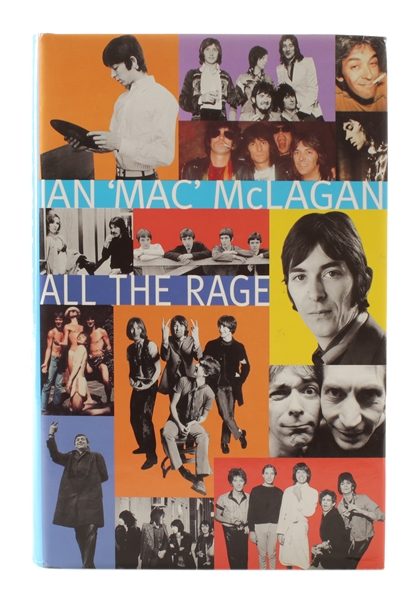 Ian McLagan 1998 “All The Rage” Memoir: First Edition Personal Copy with Original Production Notes