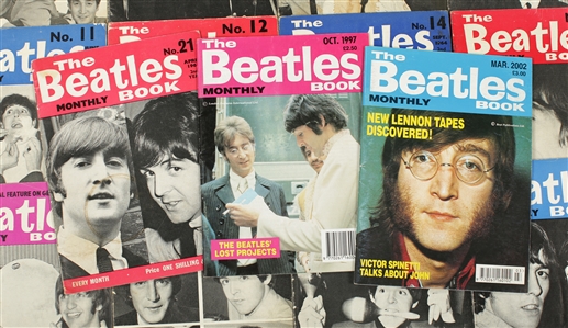 The Beatles 1963 - 2002 Lot of 15 Issues of The Beatles Monthly Owned by Ian McLagan
