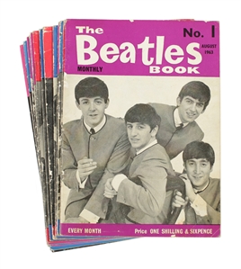 The Beatles 1963 - 2002 Lot of 15 Issues of The Beatles Monthly Owned by Ian McLagan